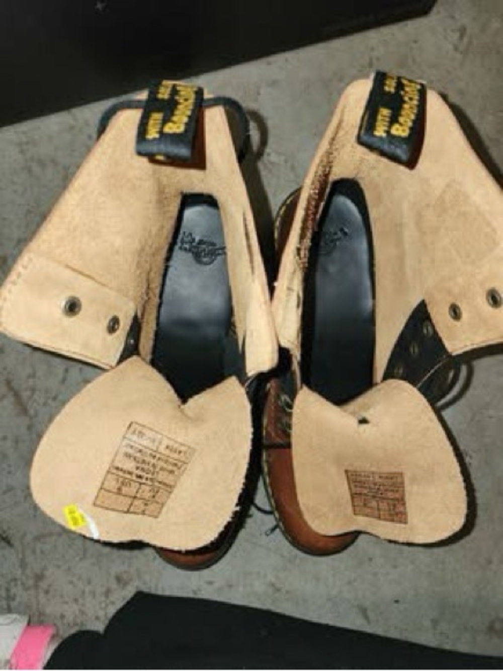 Dr. Martens Brown Leather Lace-Up Combat Boots - Picture 3 of 3